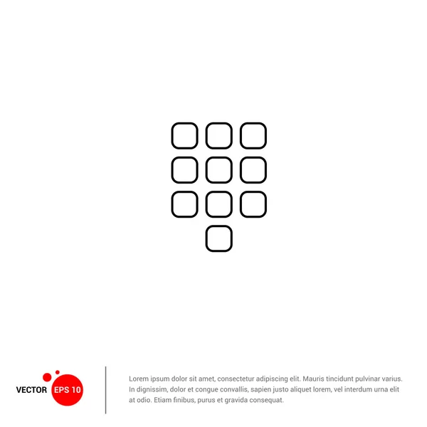 Cubos icono web — Archivo Imágenes Vectoriales