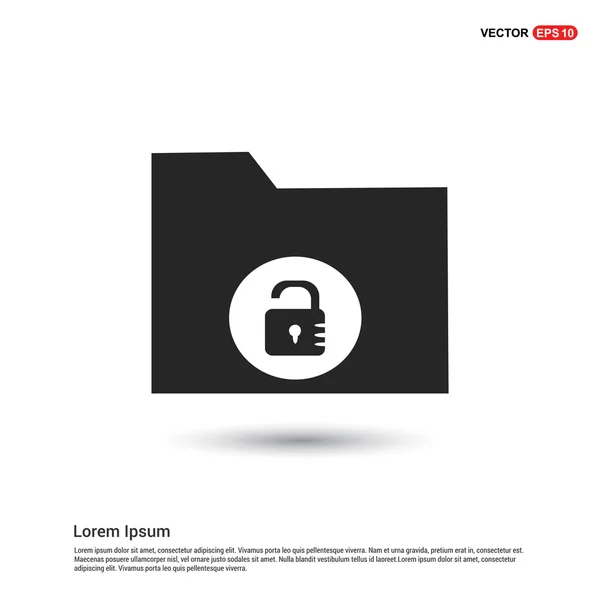 Carpeta icono web — Vector de stock