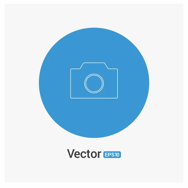 Foto camera pictogram — Stockvector