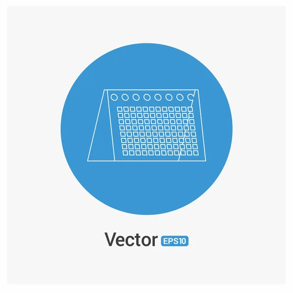 Pictogram van de kalender van het Bureau — Stockvector