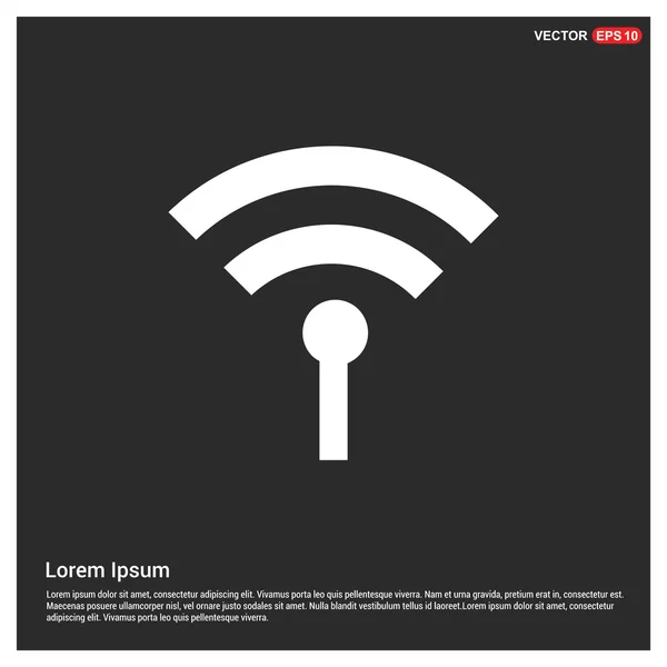 Wifi sinyal simgesi — Stok Vektör