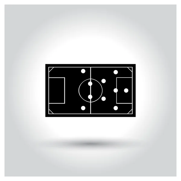 Икона футбольной тактики — стоковый вектор