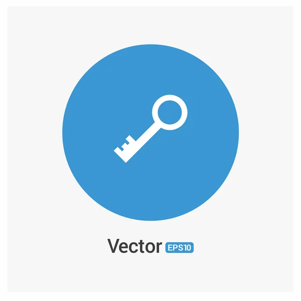 Metalen sleutelpictogram — Stockvector