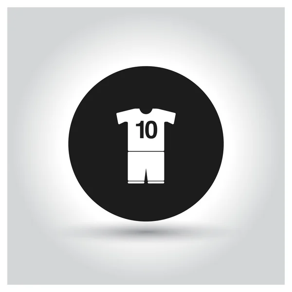 Значок футбольного комплекта — стоковый вектор