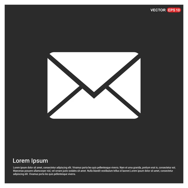 Enviar icono de correo — Archivo Imágenes Vectoriales