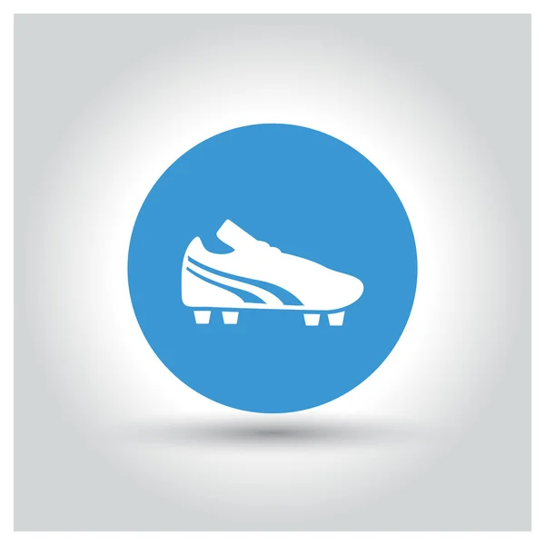 Icono de arranque de fútbol — Vector de stock