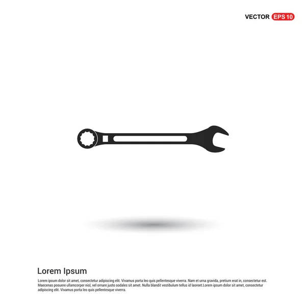 Wrench tool icon — Stock Vector