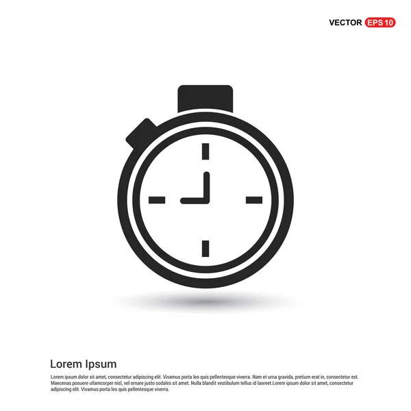 Icône horloge. Icône temps — Image vectorielle
