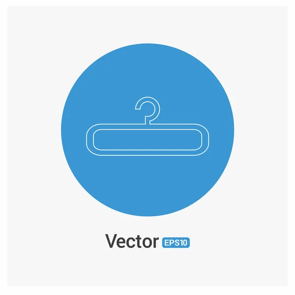 Kleding hanger pictogram — Stockvector