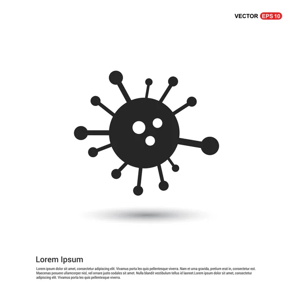 Bacteria or virus icon — Stock Vector