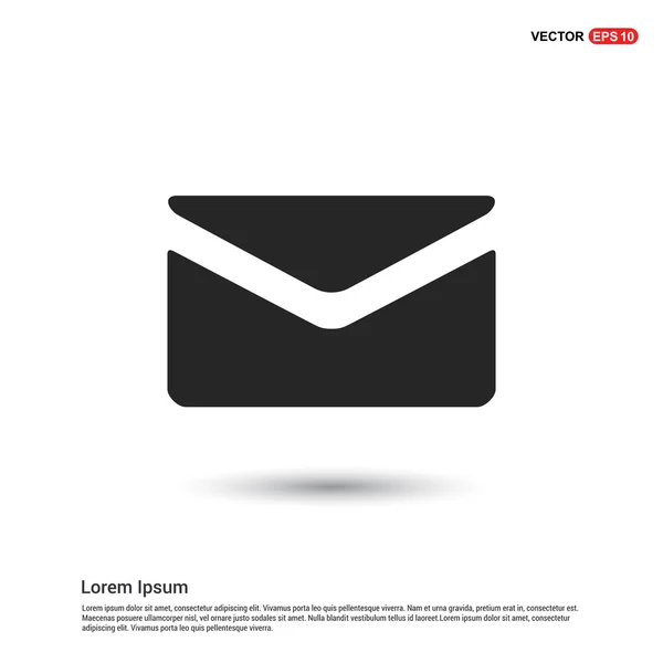Envoyer l'icône mail — Image vectorielle