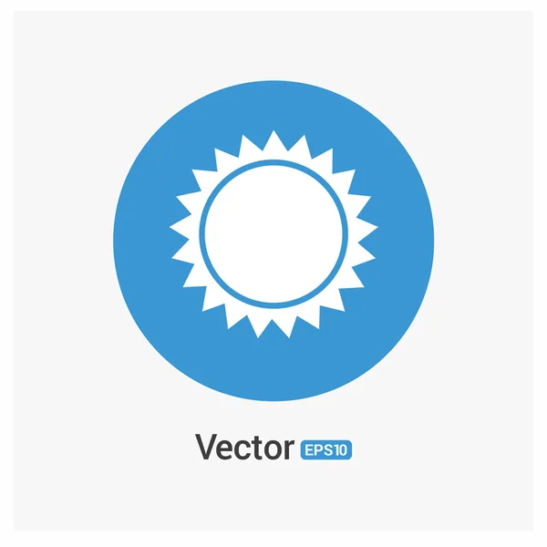 Väder solen ikonen — Stock vektor