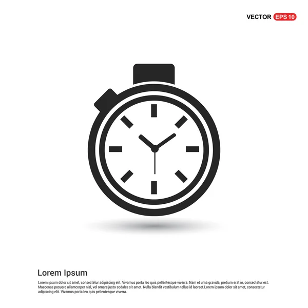 Reloj, icono de tiempo — Vector de stock