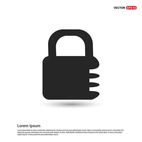 Icono de bloqueo web — Vector de stock