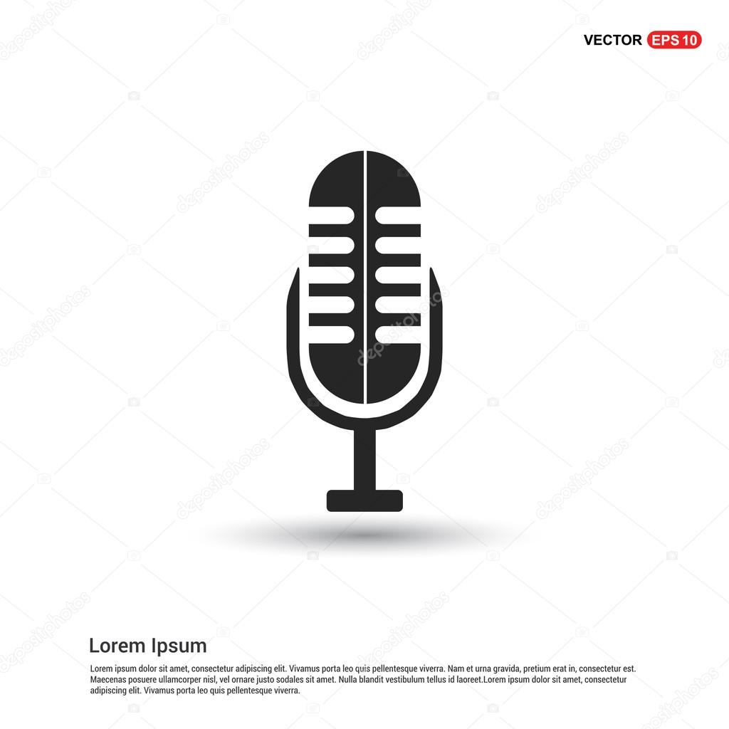 pictogram microphone icon