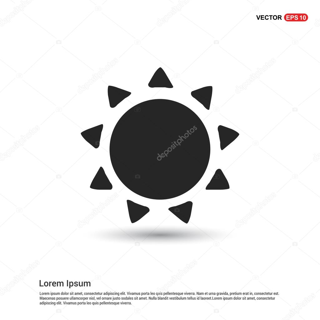 太陽アイコン Images Vectorielles 太陽アイコン Vecteurs Libres De Droits Depositphotos