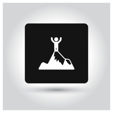 Simge hiking dağlar