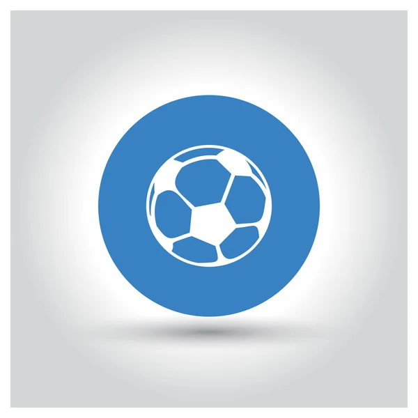 Icono de pelota de fútbol — Vector de stock