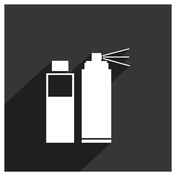 Spray verf fles pictogram — Stockvector