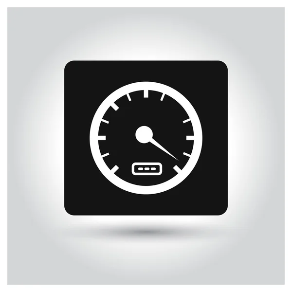 Car speedometer icon — Stock Vector