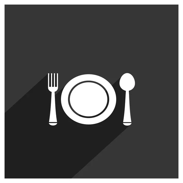 Icono de hora de almuerzo — Vector de stock