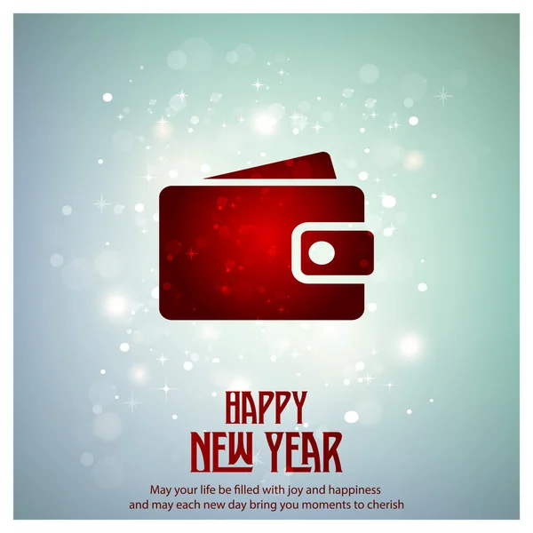 Happy New Year Poster — Stock Vector