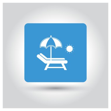 Plaj Şemsiyesi Simgesi