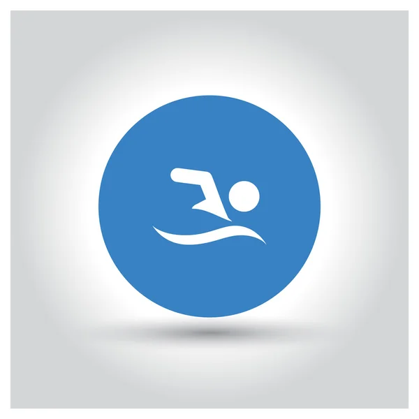 游泳运动图标 — 图库矢量图片