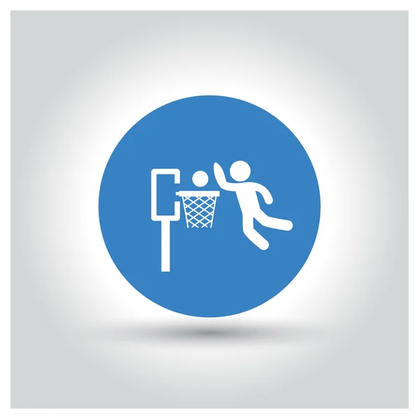 Икона баскетбола — стоковый вектор
