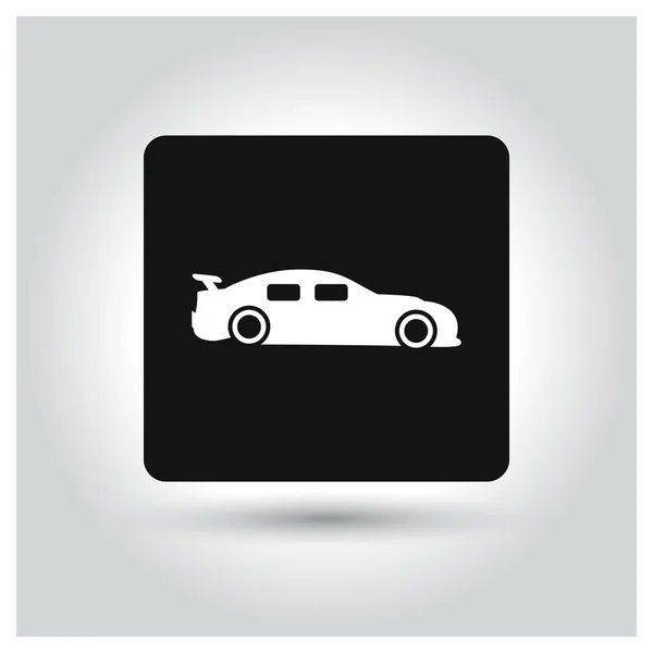 Icono de coche de carreras — Vector de stock