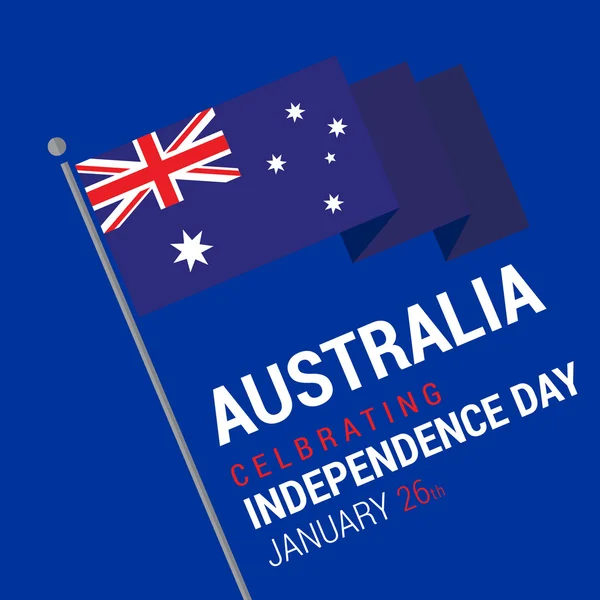 Dia da independência da Austrália — Vetor de Stock