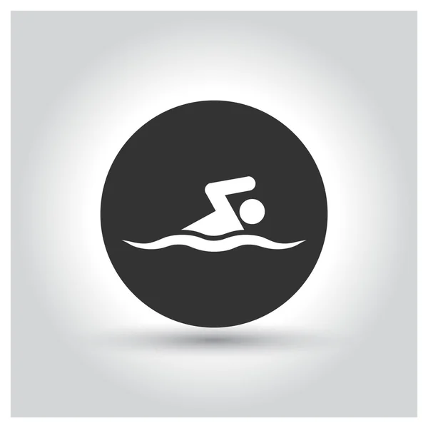 Zwembad pictogram — Stockvector