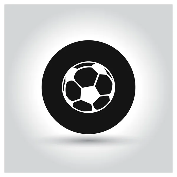 Icono de pelota de fútbol — Vector de stock