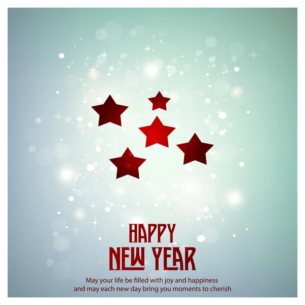 Bonne affiche de nouvelle année — Image vectorielle