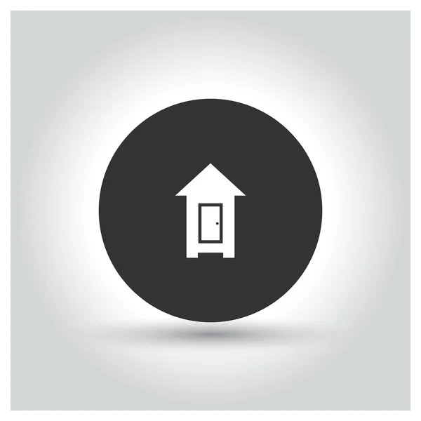 Icona della casa o della casa — Vettoriale Stock