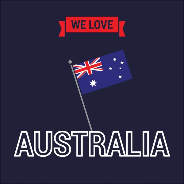День независимости Австралии — стоковый вектор