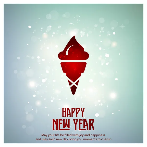 Happy New Year Poster — Stock Vector