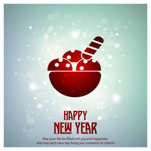 Happy New Year Poster — Stock Vector