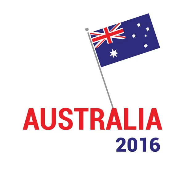 Jour de l'indépendance australienne — Image vectorielle