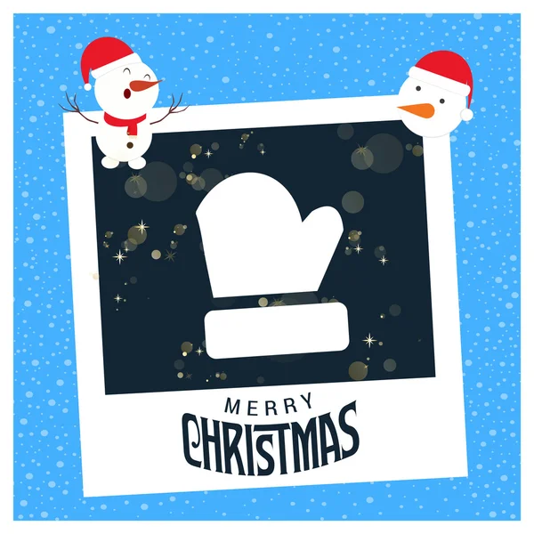Dekorativa god jul-kort — Stock vektor