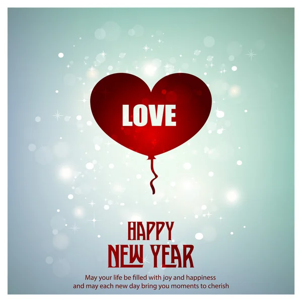 Happy New Year Poster — Stock Vector