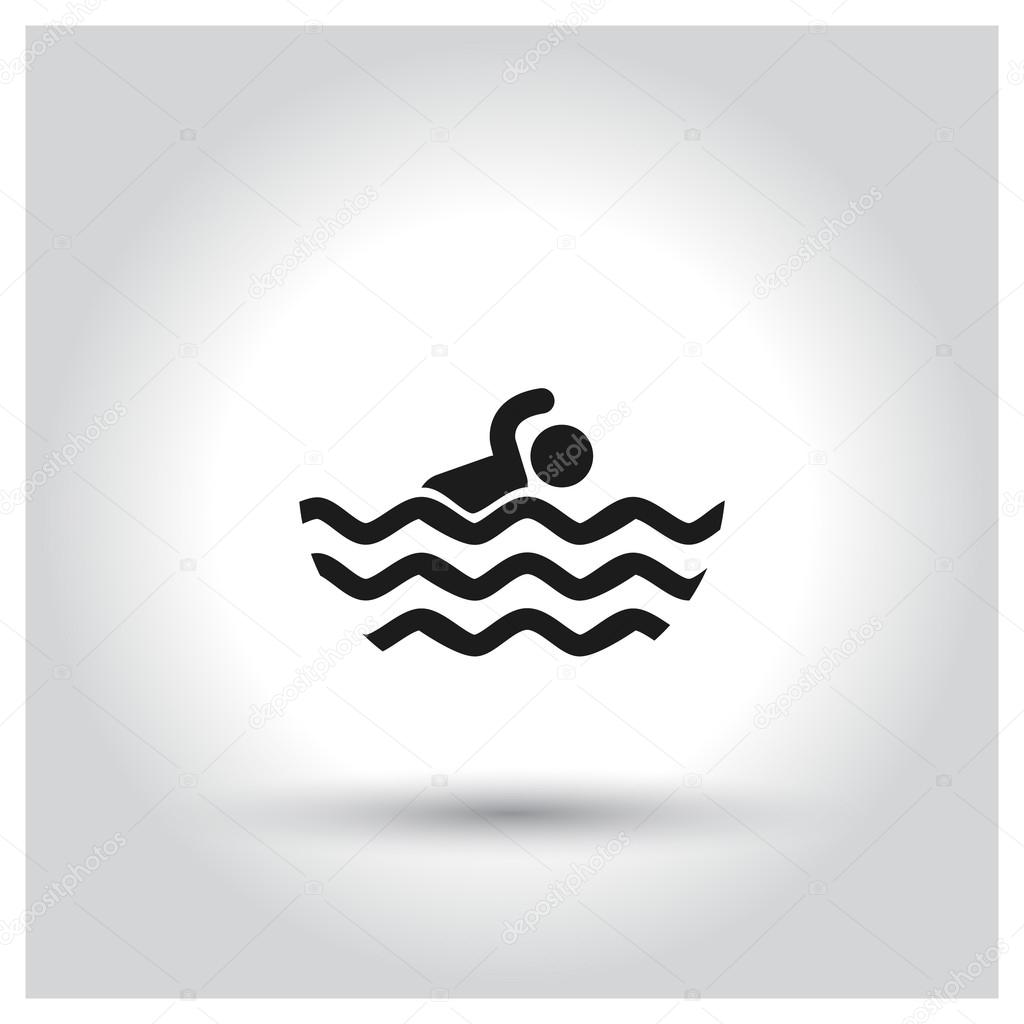 Swimming sport icon Stock Vector Image by ©ibrandify 96060224