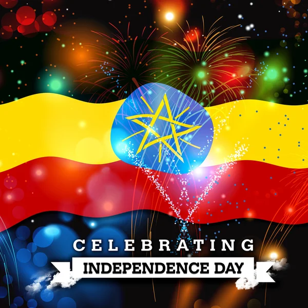 Etiopía Tarjeta Día de la Independencia — Foto de Stock