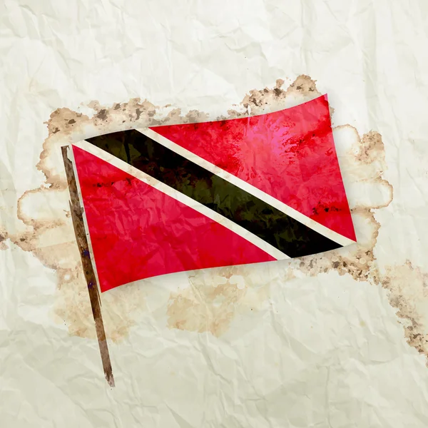 Bandeira de Trinidad e Tobago — Fotografia de Stock