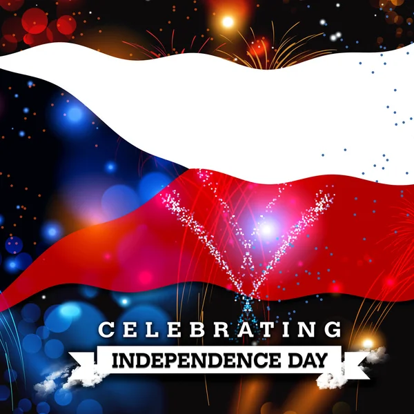 Czech Republic Independence Day card — Stock Photo, Image