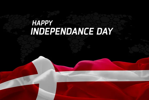 Denmark Independence Day card — Stock Photo, Image