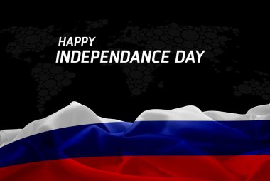 Rusya Bağımsızlık günü kartı