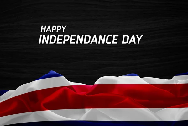 Costa Rica Independence Day card — Stock Photo, Image
