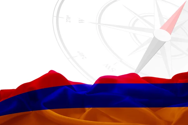 Nationalflagge Armeniens — Stockfoto