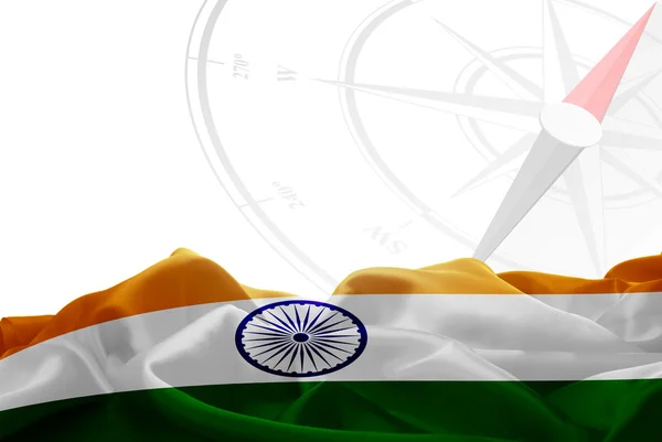Bandera nacional de la India — Foto de Stock